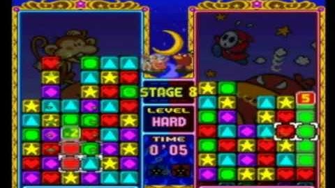 Tetris Attack - 1 Player vs. Mode