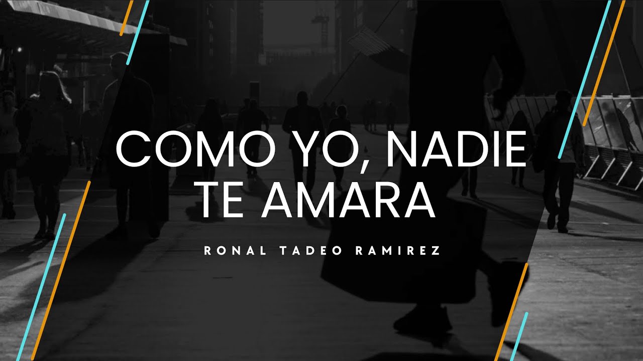 Poema - Como yo, nadie te amará - YouTube