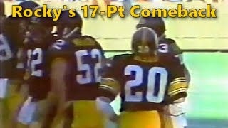 Rocky Bleier Spearheads a 17-Point 4th Quarter Comeback