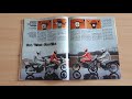 Motorrad Februar 1981 mit Extrablatt 80er, Vergleich 80er Deutschland vs. Japan.