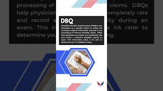 DBQ - VA Acronyms Explained!  Disability Benefits Questionnaire #vadisabilitybenefits #vaclaims #C&P