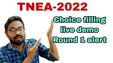 TNEA-2022 | Choice filling live demo🔴|doubts cleared@vivekmathsscience1013