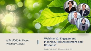 ISSA 5000 in Focus: Engagement Planning, Risk Assessment & Response - Oct 7, 2025