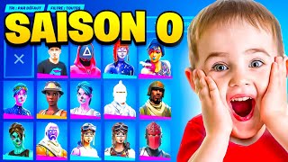 J'ai OFFERT un COMPTE de la SAISON 0 à un ENFANT PAUVRE sur Fortnite !