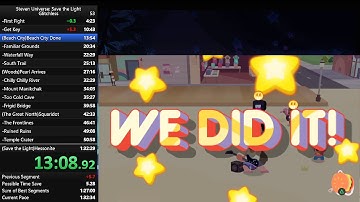 Steven universe save the light speedrun Glitchless run 1:29:08