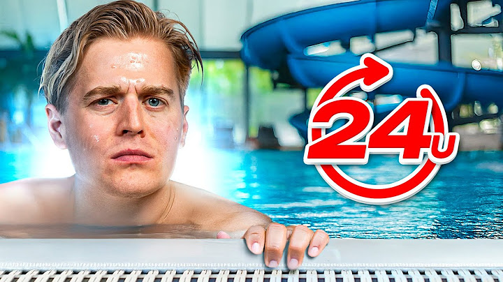BANKZITTERS OVERLEVEN 24 UUR IN EEN ZWEMBAD