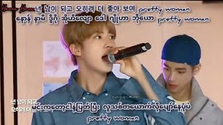 BTS (방탄소년단) _ I Like It  mm sub with Hangul lyrics[Myanmar Subtitle]