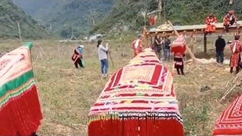 lễ trưởng thành của người dân tộc dao đỏ cao bằng ll iu mienh tẩu sai