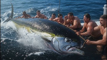 Review Câu Cá - 🚤 Trải Nghiệm Kinh Hoàng Khi Đối Đầu Cá Ngừ Vây Xanh 600KG Ngoài Đại Dương