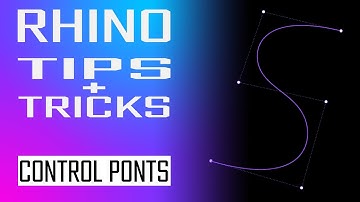 Control points in Rhino 3D - Tips and Tricks