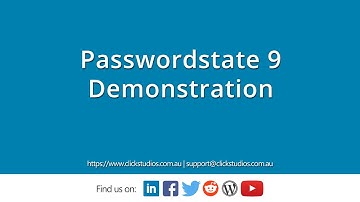 Passwordstate 9 Demonstration