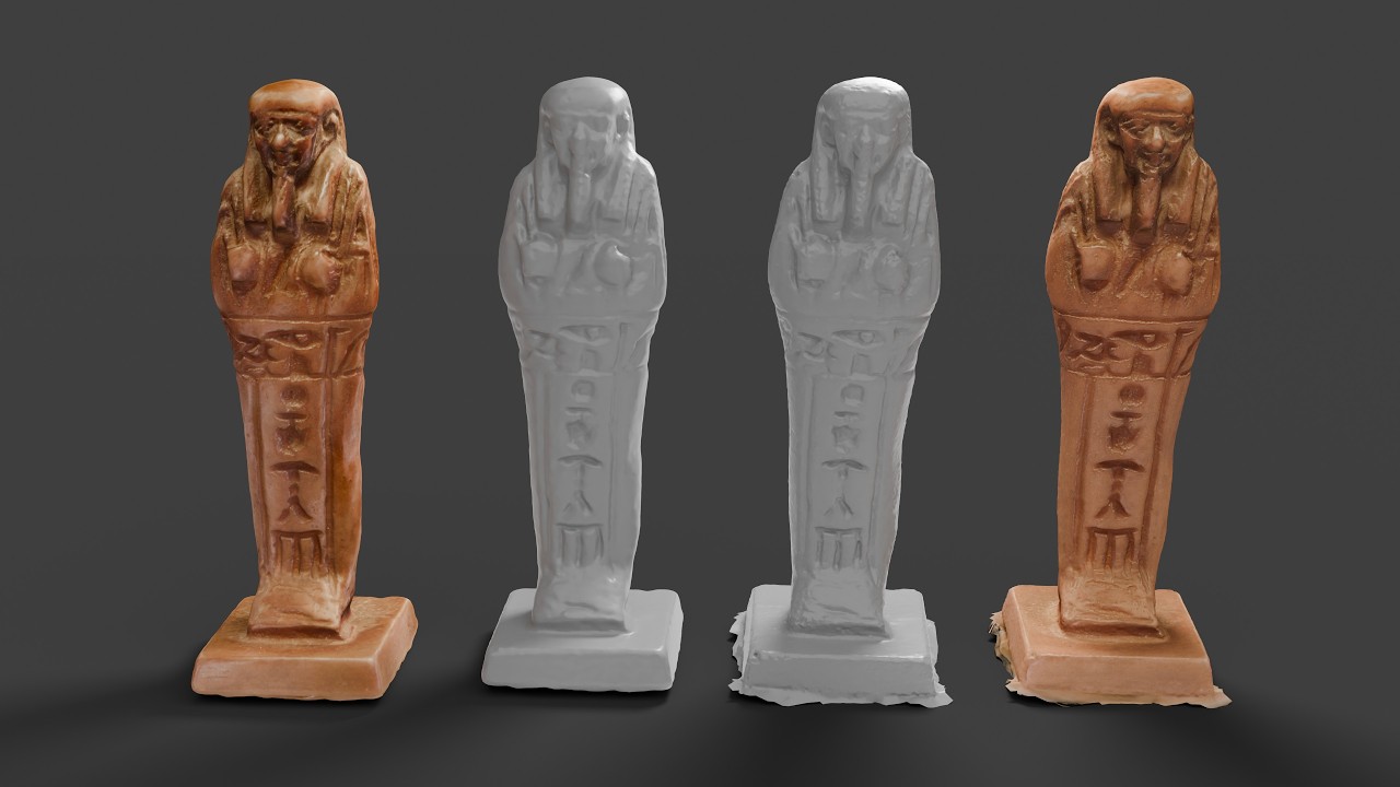 3D scan from the same photos 2.5 years apart using @KIRI_Engine_App