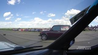 e30s54 vs Niva turbo 600hp.