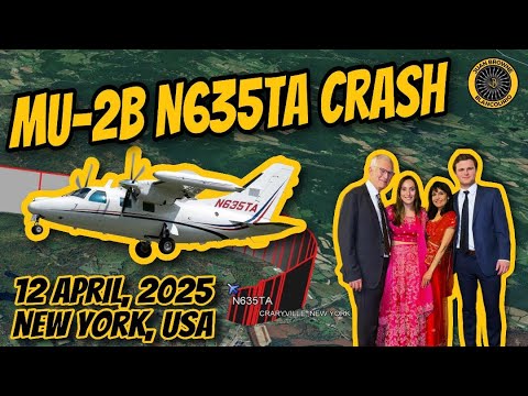 MU-2B 'Solitaire' Crash Copake NY 12 April 2025 - YouTube