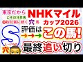 2026年春のG1【NHKマイルカップ】穴党専科しーいちの最終追い切り評価!注目の飛んで来るならの穴馬に作戦次第で一気に浮上の穴馬!