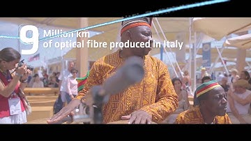 Italy with Prysmian: a world leader in optical fibers.