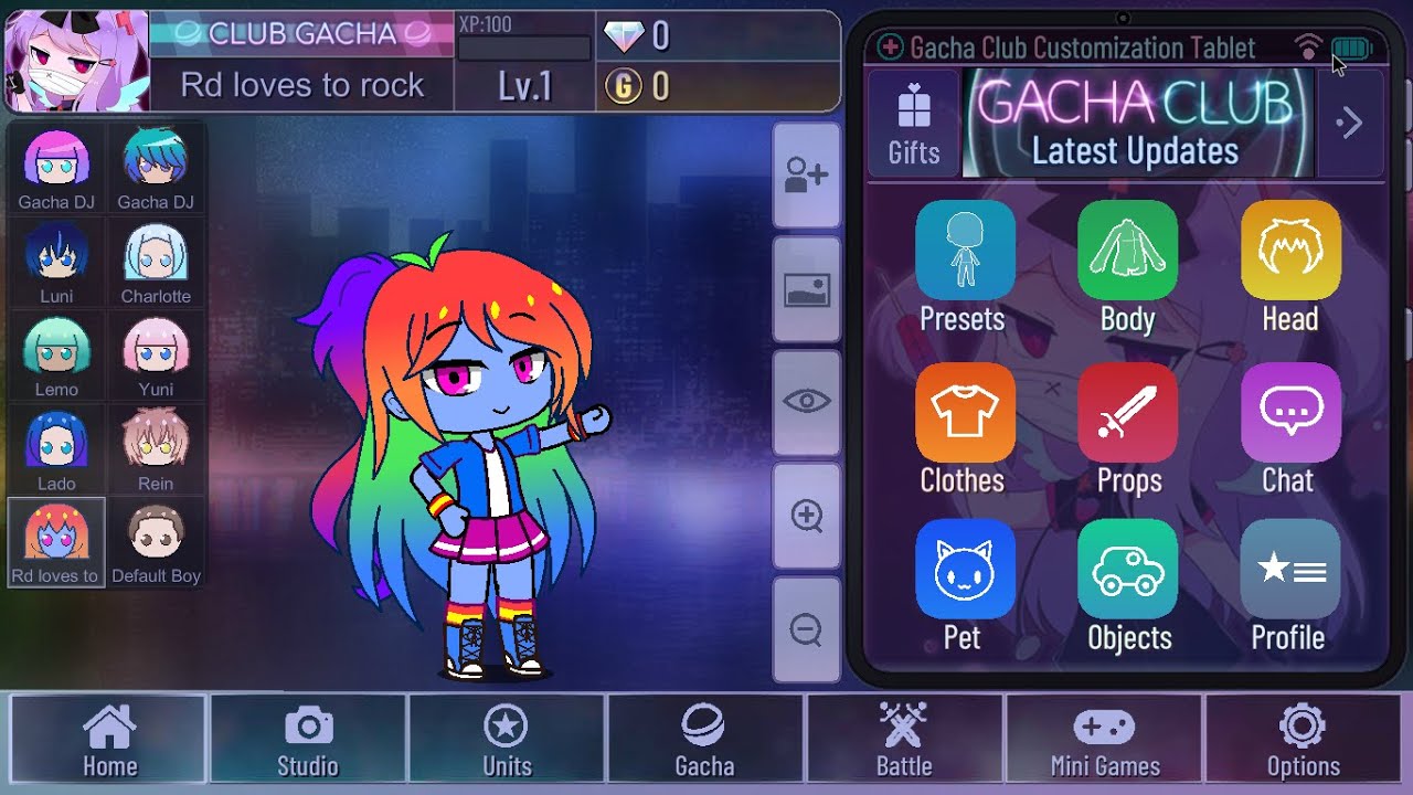 making Rainbow dash loves to rock from 