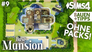 Mit Community Projekt-Raum zum Mitbauen Die Sims 4 Haus bauen ohne Packs | Base Mansion 9
