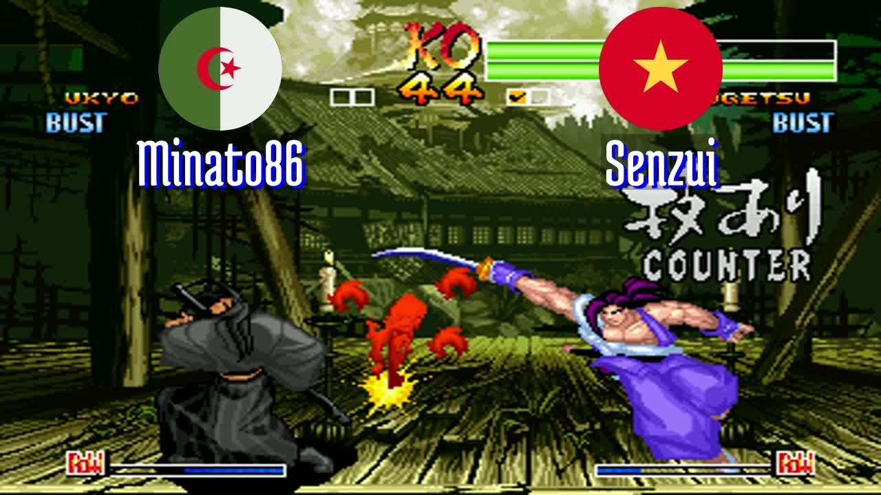 FT5 @samsho4: Minato86 (DZ) vs Senzui (VN) [Samurai Shodown IV