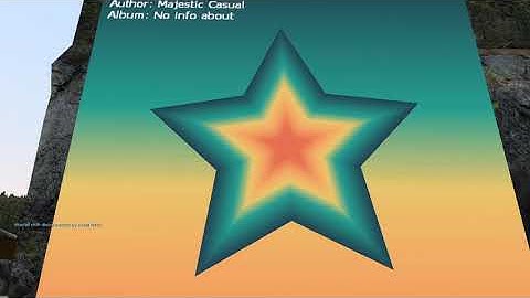 Gmod Starfall, colored star music visualizer