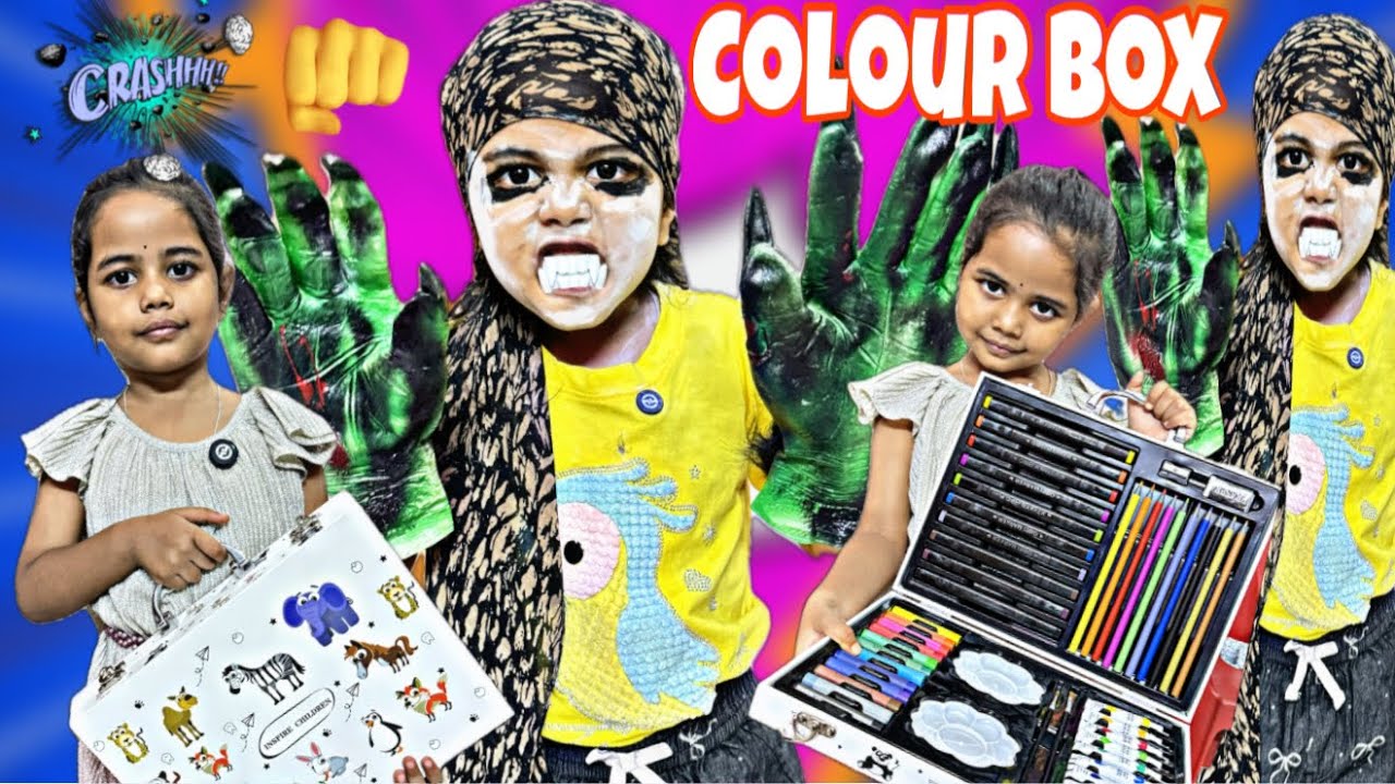 Darshika ke Birthday 🎂 Colours Box 🗃️ Ko Kya Misty Le Payegi🤪💯👊🏻||@Darshikaandmamma 