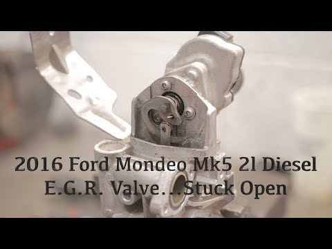 Ford Mondeo Mk5, 2l Diesel, E G R Valve Stuck Open.