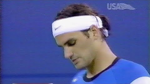 Agassi vs Federer US Open 2004