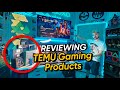 Building a gaming setup on a budget  temu gaming products review