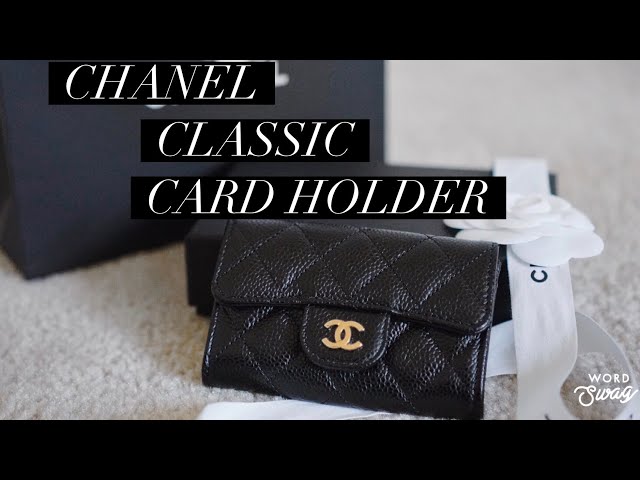 CHANEL CLASSIC CARDHOLDER - REVIEW AND WHAT FITS INSIDE 