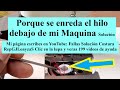 PORQUE se Enreda el Hilo Debajo de mi Tela SOLUCIÓN Máquina de Coser SINGER Horizontal 4814C