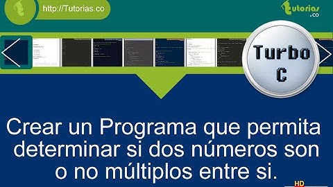 sentencia if-else – turbo C (numeros múltiplos entre si)