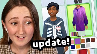 the sims got a free halloween update?!