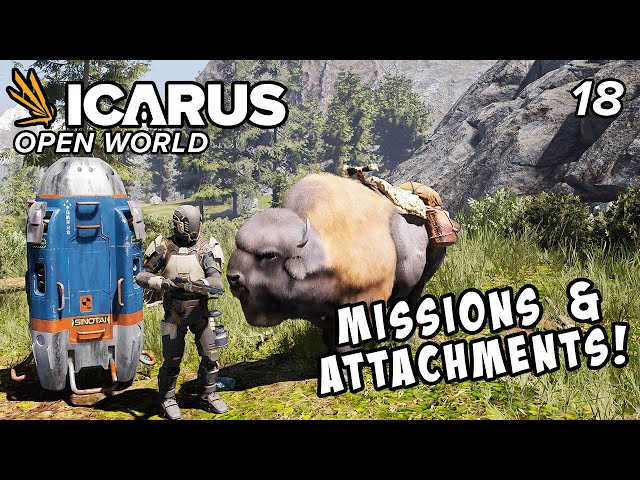 Open World Missions & Equipment Attachments! Icarus (STYX) Open