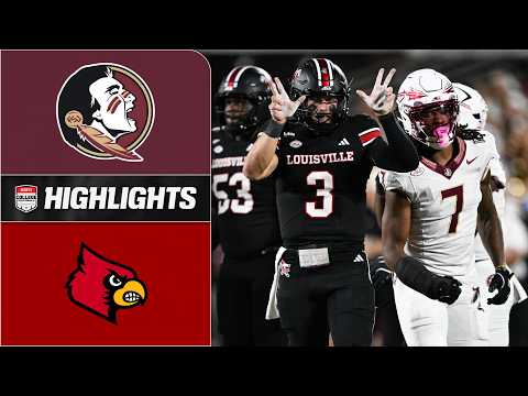 EPIC TURNAROUND 💯 Florida State vs. Louisville | Full Game Highlights | ESPN College Football