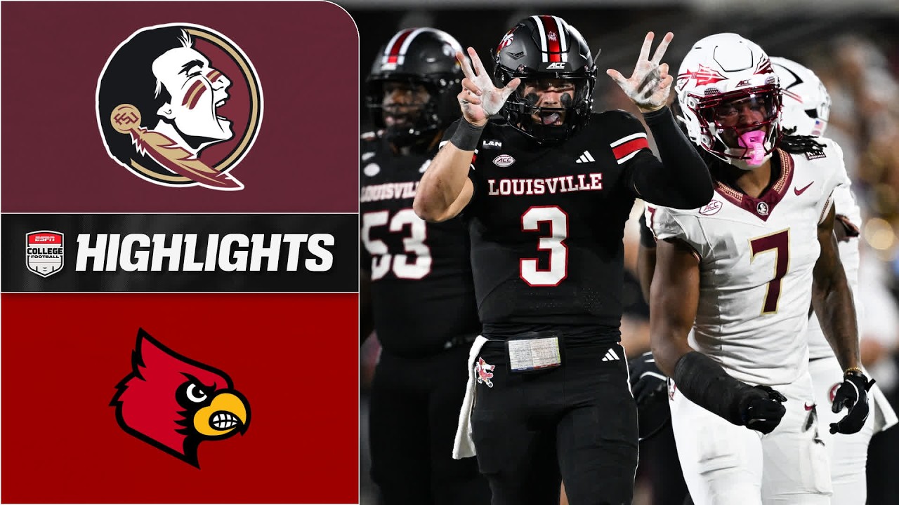 EPIC TURNAROUND 💯 Florida State vs. Louisville | Full Game Highlights | ESPN College Football