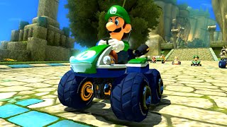 Mario Kart 8 Deluxe - 200cc Mushroom Cup (Luigi Gameplay)