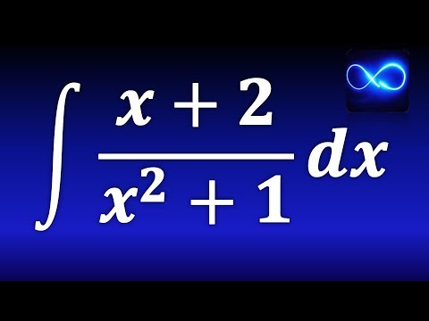 Integral de x+2 entre x^2+1