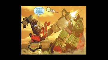 IDW:Superion and Defensor Vs Devastator Vs Menasor!From TF Combiner Wars TPB!