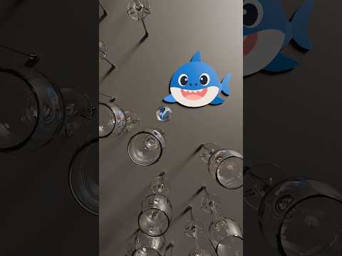 Baby Shark Glass Marble Music