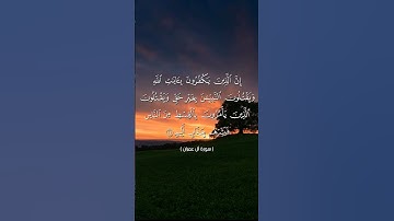 تلاوة آيات من سورة آل عمران _(21..22) بصوت أبي المنتصر العشارة حفظه الله