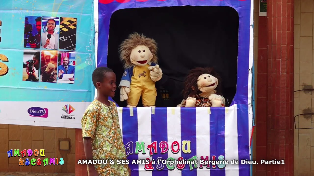 AMADOU ET SES AMIS à l'orphelinat Bergerie de Dieu Partie 1