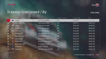 Te Awanga Sprint Forward | R5 World Record | Dirt Rally 2.0 | Ford Fiesta R5 MKII | 3:02.627