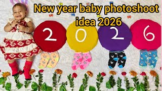 New Year 2026 Baby Photo Shoot Idea Caterpillar Theme