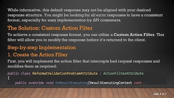 Custom Error Responses for Incorrect JSON in Dotnet Core Web API