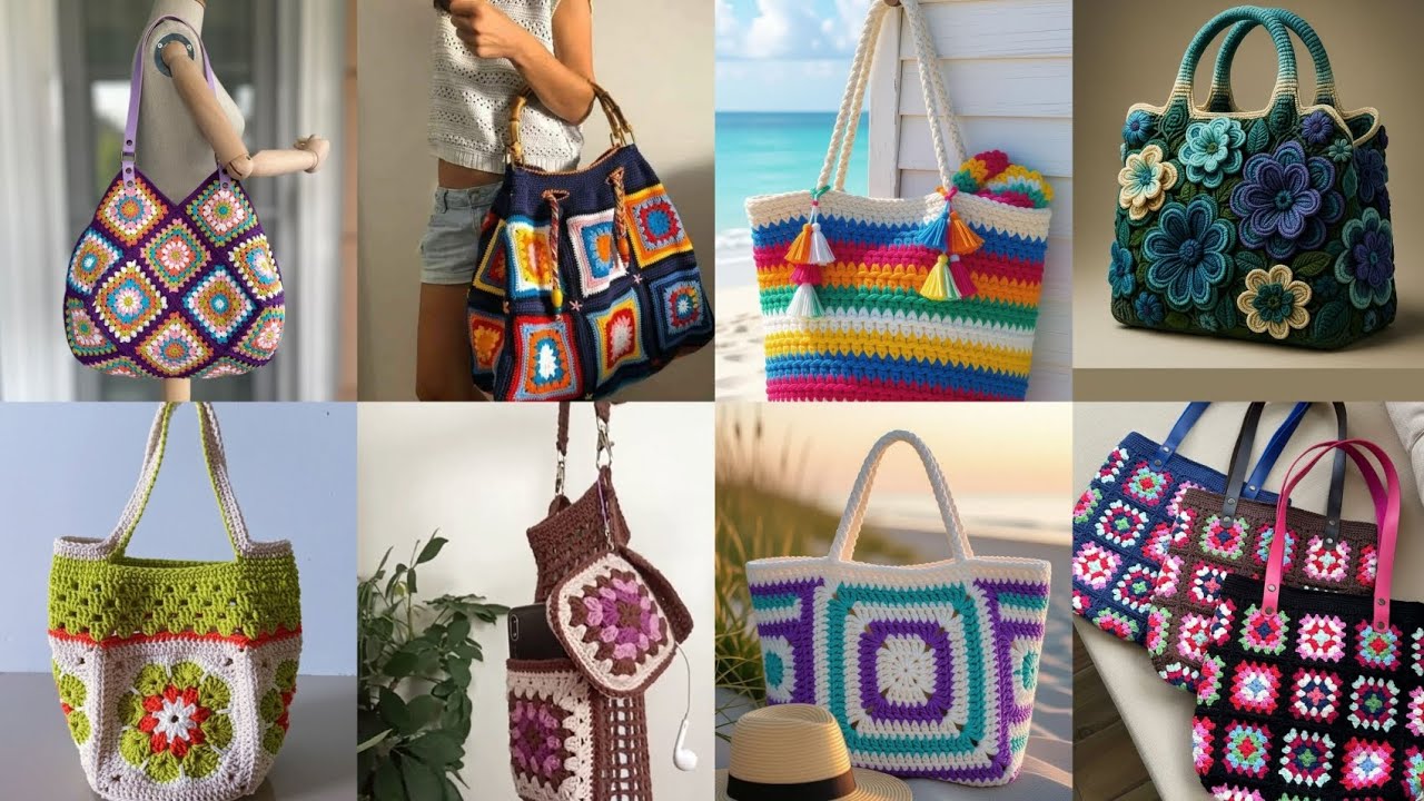 Crochet Most Beautiful And Stylish HandMade Bags Design Ideas For 2026