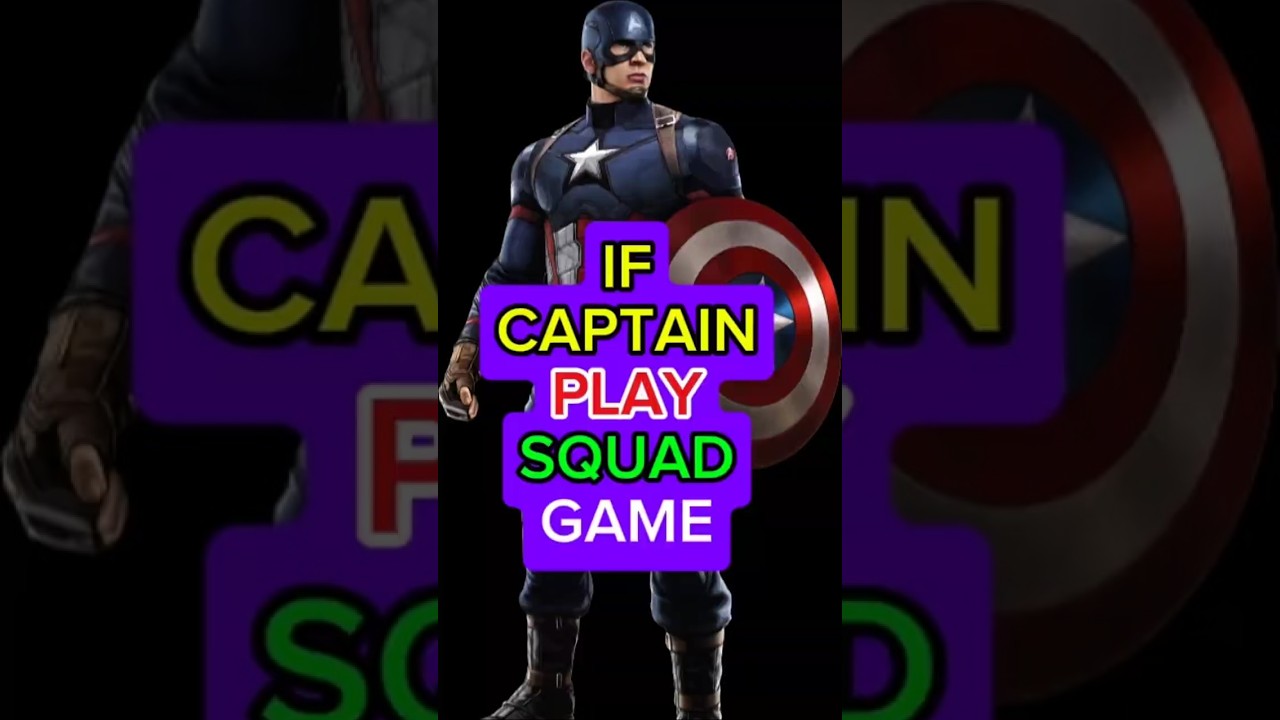 What If Captain America Joins Squid Game 🤯 
