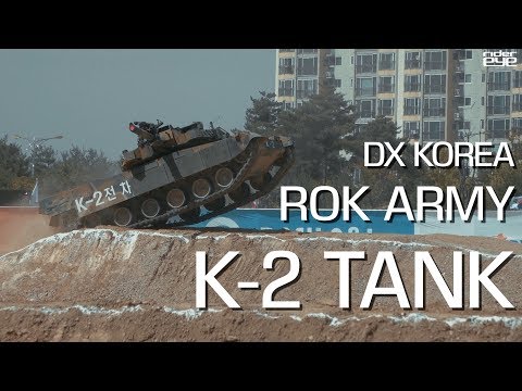 DX KOREA-ROK ARMY K2 TANK/방위산업전 <strong>K2전차</strong> 기동시범 [ridereye]