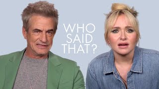 Can Hayden Panettiere & Dermot Mulroney Guess Lines From SCREAM Movies?! | Who Said That? | ELLE