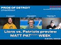Lions vs. Patriots preview: Can Detroit stop NE's run game?