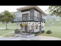 SMALL HOUSE DESIGN | 2 STOREY with DECK | 4.50m x 10.65m (96 sqm TFA) | 2 BEDROOM